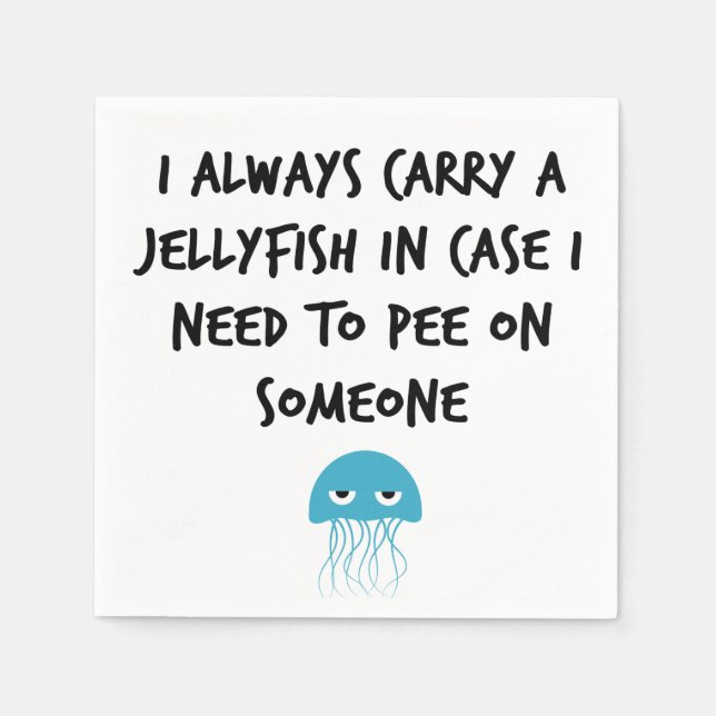 Jellyfish Napkin (Front)