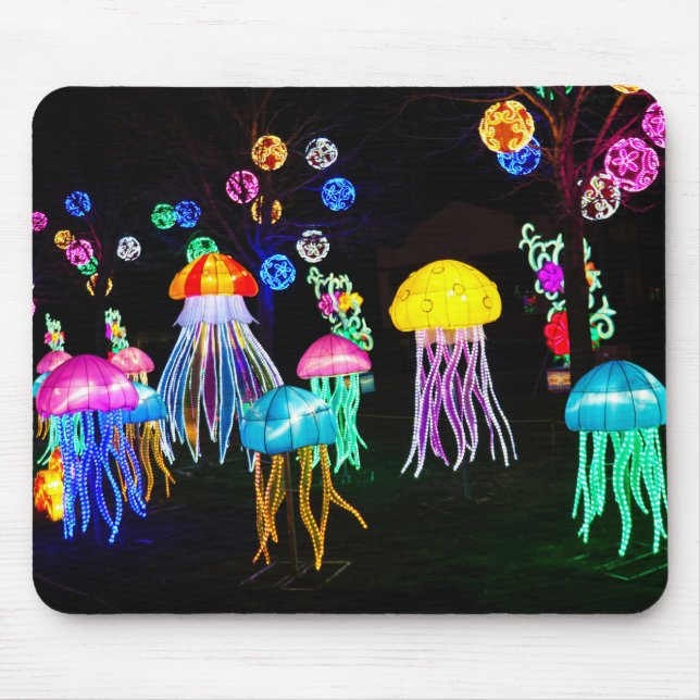 Jellyfish of Lights  Mouse Pad (Front)