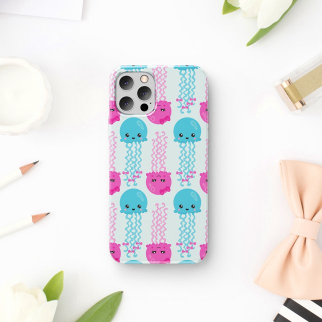 Jellyfish Pattern, Cute Jellyfish, Sea Animals Case-Mate iPhone Case (Creator Uploaded)
