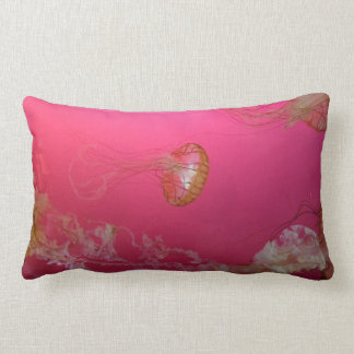 Jellyfish Pink Lumbar Pillow
