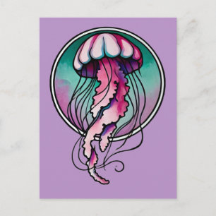 Jellyfish postcard