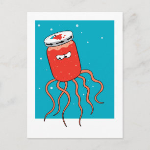 Jellyfish Pun Postcard