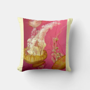 Jellyfish Throw Pillow