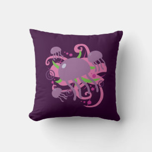 Jellyfish Throw Pillow
