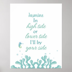 Jellyfish Tidal Comfort Customizable Poster