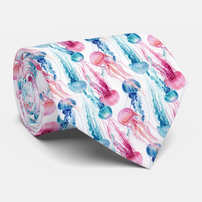 Jellyfish Tie (Rolled)