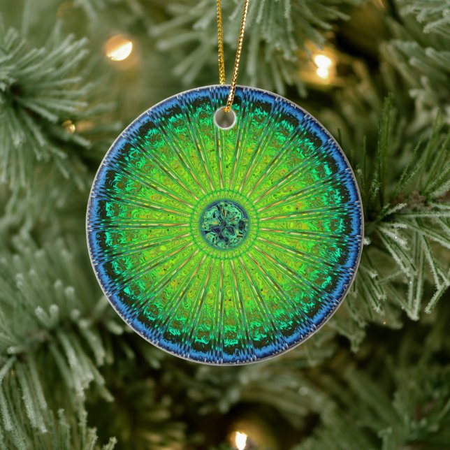 Jellyfish umbrella ceramic ornament (Tree)