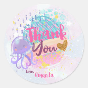 Jellyfish under the sea Gift Tags Favour Bag