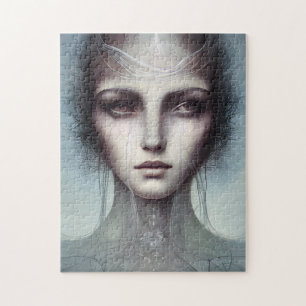 Jellyfish Woman Fantasy Jigsaw Puzzle