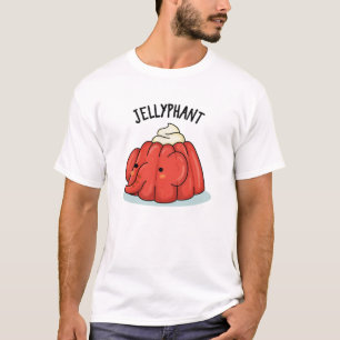Jellyphant Funny Elephant Jelly Pun  T-Shirt