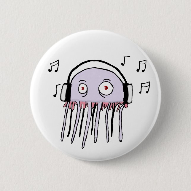Jellyrocker 2 Inch Round Button (Front)