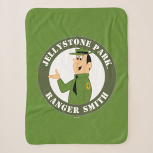 Jellystone's Ranger Smith Portrait Sherpa Blanket