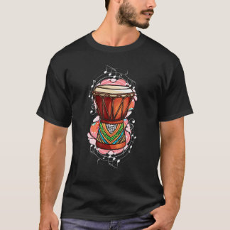 Jembe Musical Instrument Drummer Music Playing Dje T-Shirt