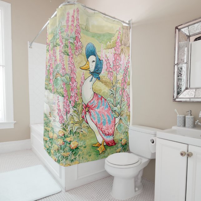 Jemima Puddle duck by the pond (In Situ)