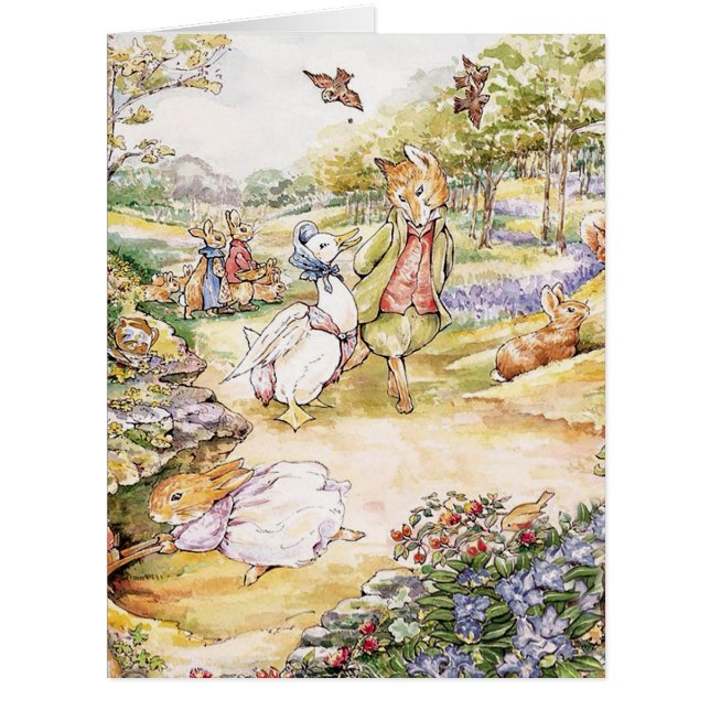 Jemima Puddle Duck se promener avec M. Fox (Devant)