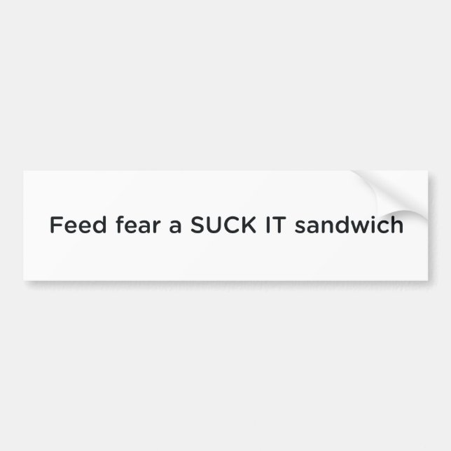Jen Sincero Badass Bumper Sticker (Front)