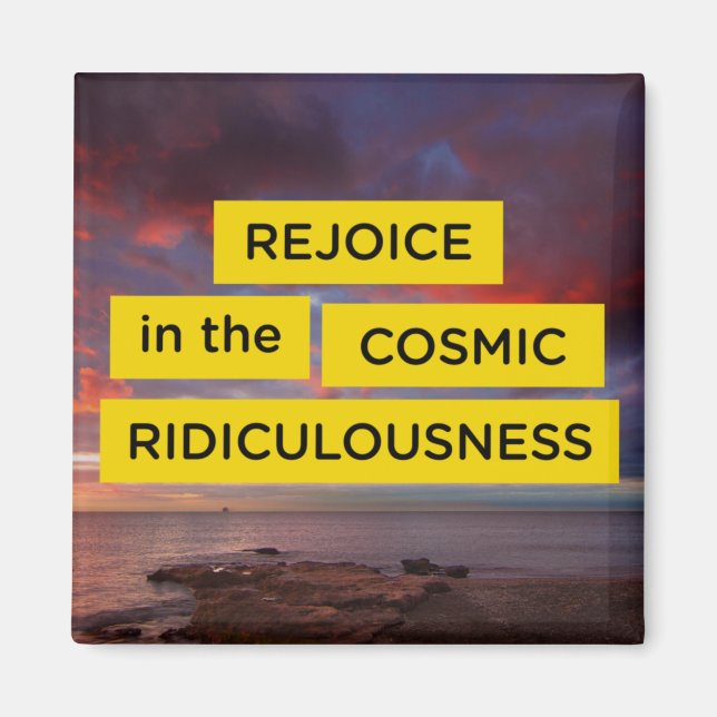 Jen Sincero Badass Motivational Citation Magnet (Devant)