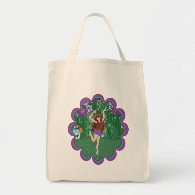 Jen the Dancing Flower Fairy Tote Bag (Front)