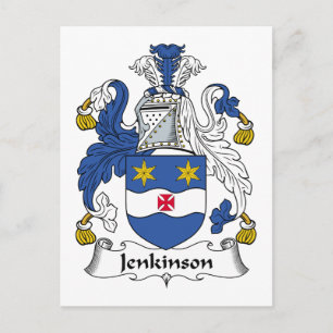 Jenkinson Family Crest Postcard