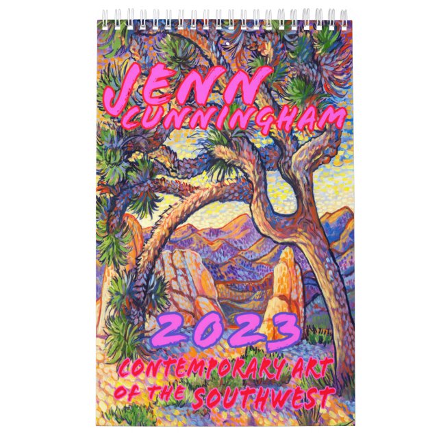 jenn cunningham 2023 art calendar (Cover)