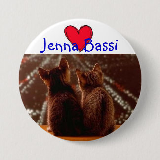 Jenna Bassi 3 Inch Round Button