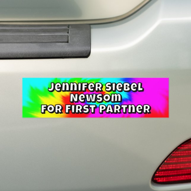 Jennifer Seibel Newsom for first partner Bumper Sticker (On Car)
