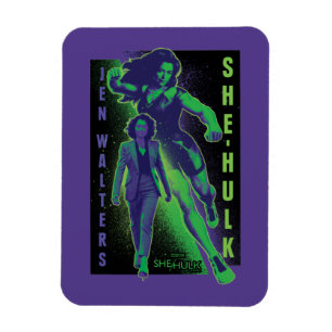 Jennifer Walters She-Hulk Dual Pose Graphic Magnet