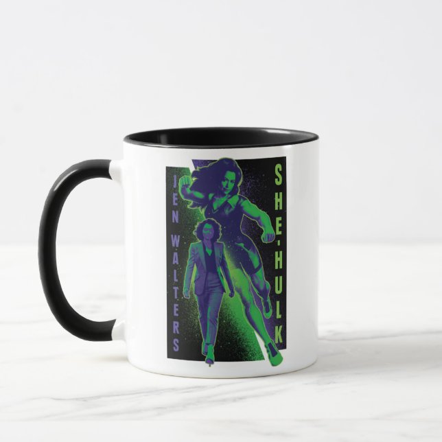 Jennifer Walters She-Hulk Dual Pose Graphic Mug (Left)