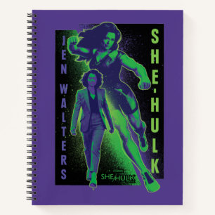 Jennifer Walters She-Hulk Dual Pose Graphic Notebook