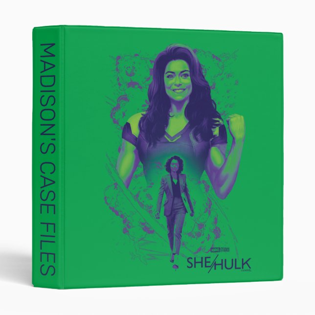 Jennifer Walters She-Hulk Explosive Graphic Binder (Front/Spine)