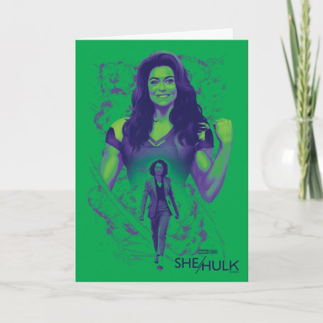 Jennifer Walters She-Hulk Explosive Graphic Card (Front)