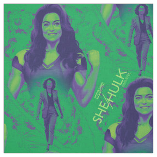 Jennifer Walters She-Hulk Explosive Graphic Fabric