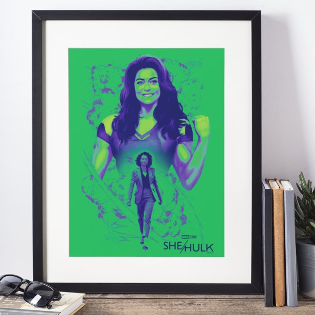 Jennifer Walters She-Hulk Explosive Graphic Poster (Creator Uploaded)