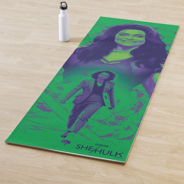 Jennifer Walters She-Hulk Explosive Graphic Yoga Mat (In Situ)