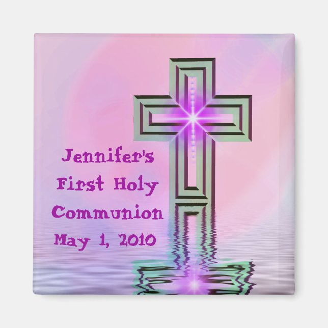 Jennifer's First Holy Communion Magnets (Front)