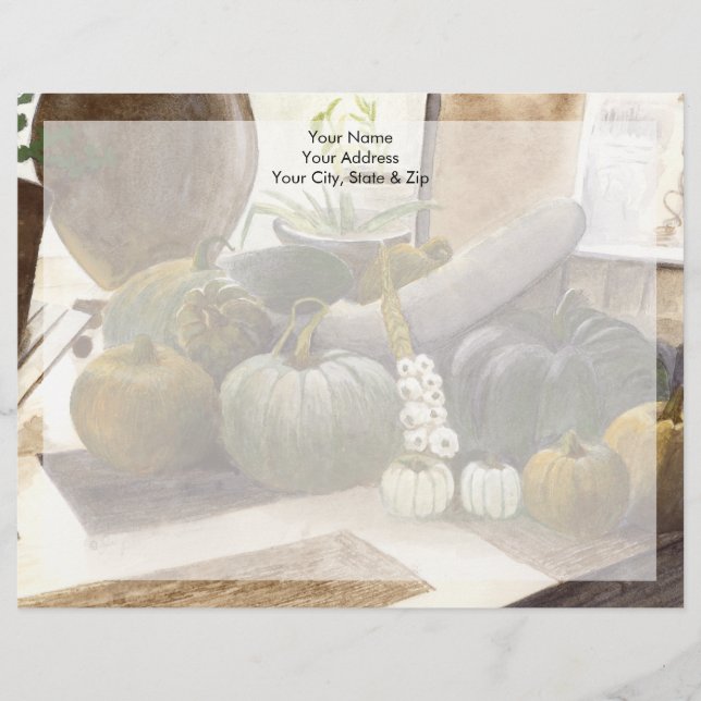 Jennifer's Pumpkins Letterhead (Front)