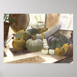 Jennifer's Pumpkins Poster