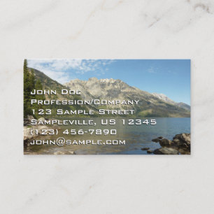 Jenny Lake Business Card