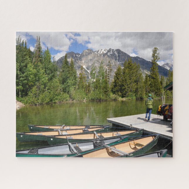 Jenny Lake Canoes Design Puzzle (Horizontal)