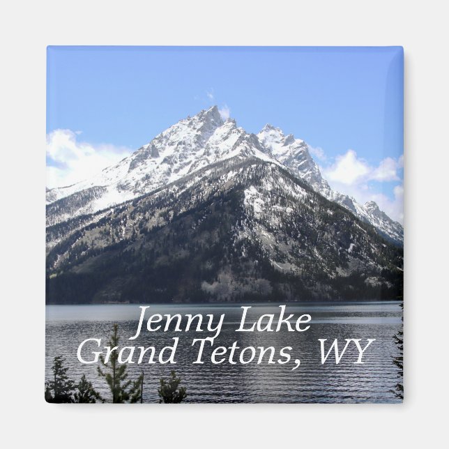 Jenny Lake, Grand Tetons National Park Magnet (Front)