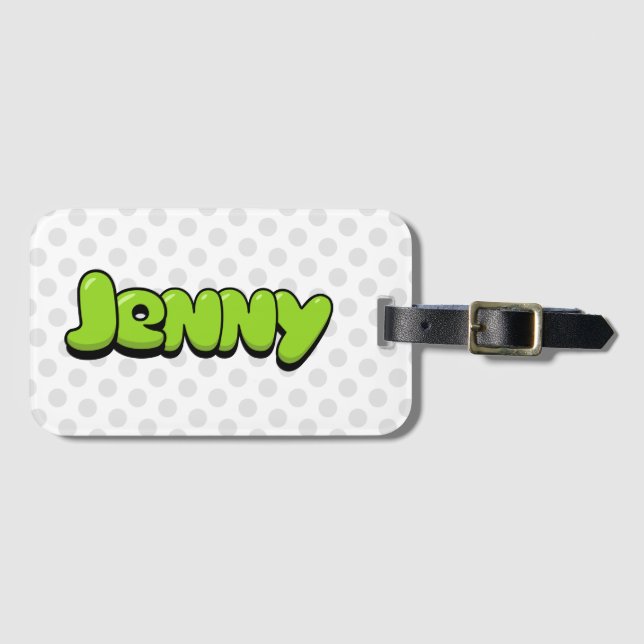 Jenny Luggage Tag (Front Horizontal)