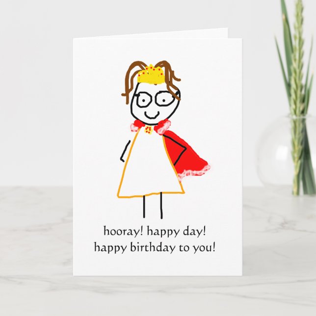 jenny quips:  happy birthday! card (Front)