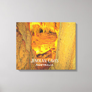 Jenolan Caves limestone caves Australia Canvas Print