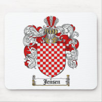 JENSEN FAMILY CREST - JENSEN COAT OF ARMS