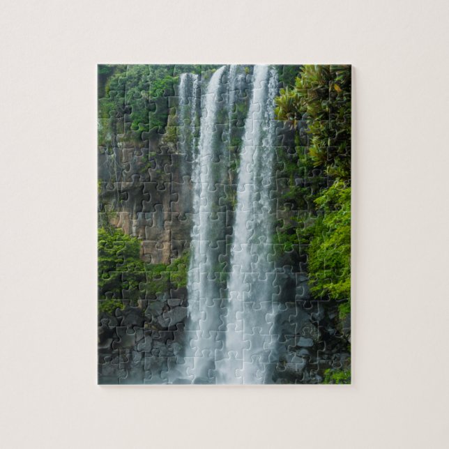 Jeongbang waterfall, South Korea Jigsaw Puzzle (Vertical)