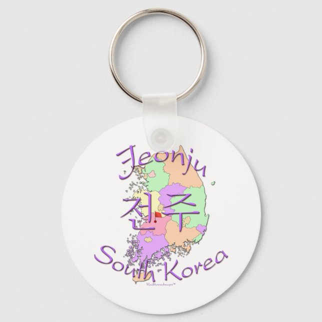 Jeonju South Korea Keychain (Front)