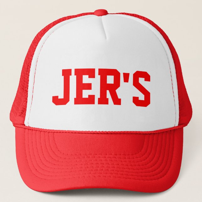 Jer' S Trucker Hat (Front)