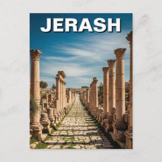 Jerash Jordan Travel Postcard