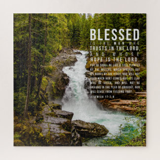 Jeremiah 17:7-8 Christian Bible Scripture Nature Jigsaw Puzzle