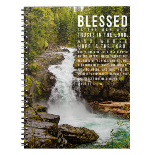 Jeremiah 17:7-8 Christian Bible Scripture Nature Notebook